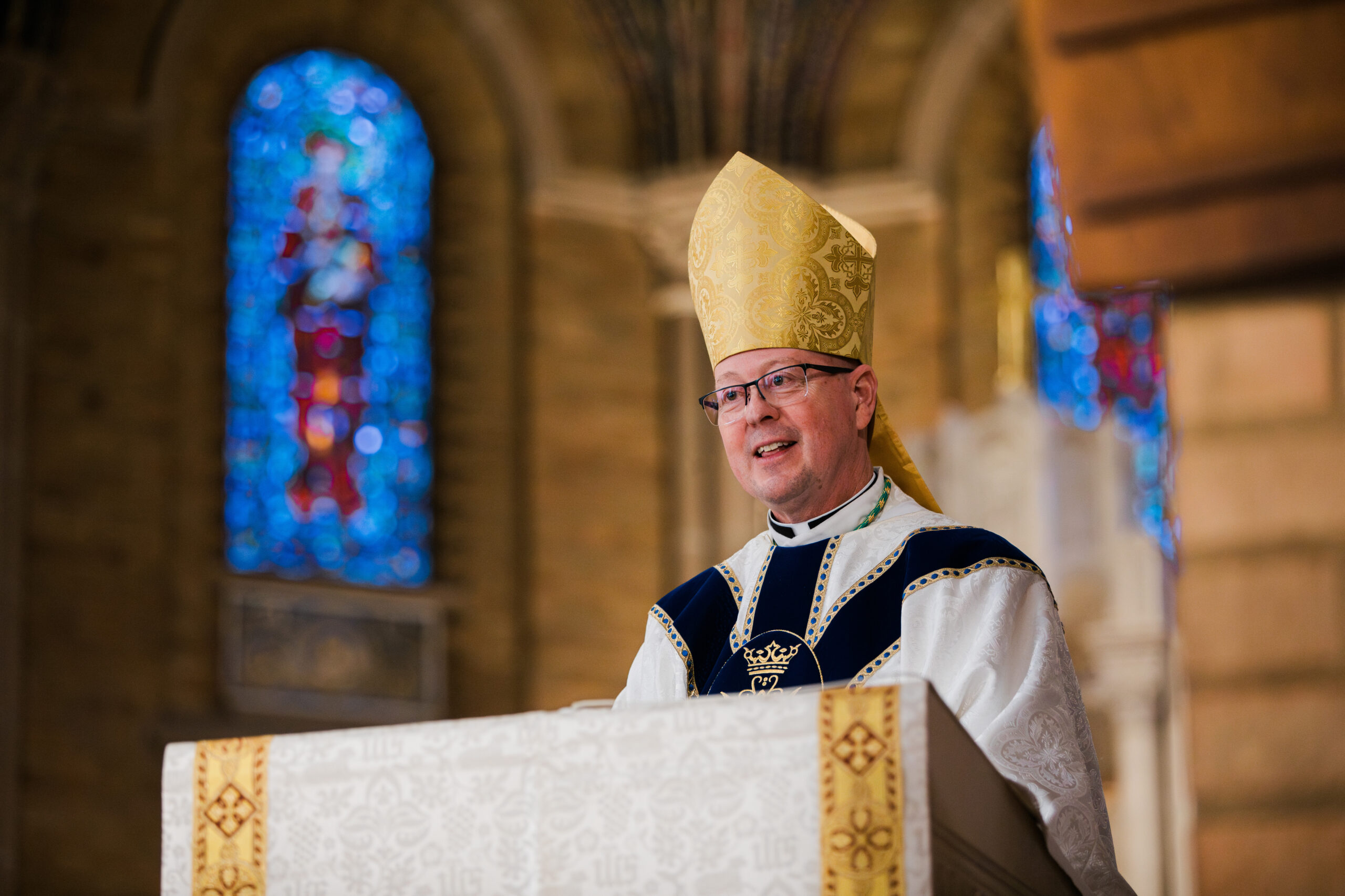 Archbishop Golka Announcement at St. John Vianney Seminary in Denver, CO.