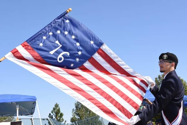 AURORAVeterans gathered for the annual In God We Trust Mass and event at the Colorado Freedom Memorial on Saturday, September 21, 2024. (Photo by James Baca)