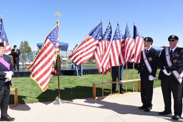 AURORAVeterans gathered for the annual In God We Trust Mass and event at the Colorado Freedom Memorial on Saturday, September 21, 2024. (Photo by James Baca)