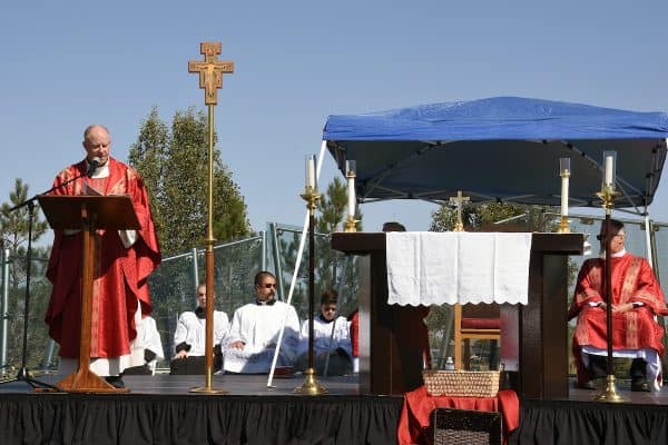 AURORAVeterans gathered for the annual In God We Trust Mass and event at the Colorado Freedom Memorial on Saturday, September 21, 2024. (Photo by James Baca)
