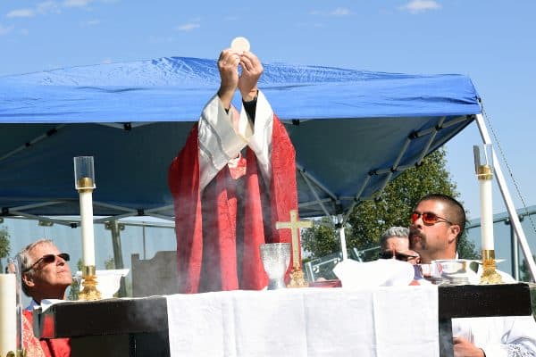 AURORAVeterans gathered for the annual In God We Trust Mass and event at the Colorado Freedom Memorial on Saturday, September 21, 2024. (Photo by James Baca)