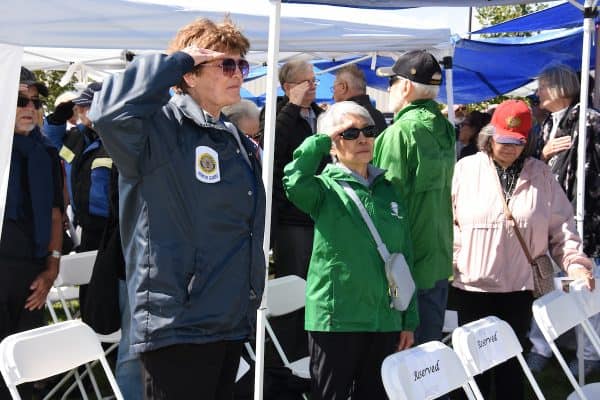 AURORAVeterans gathered for the annual In God We Trust Mass and event at the Colorado Freedom Memorial on Saturday, September 21, 2024. (Photo by James Baca)