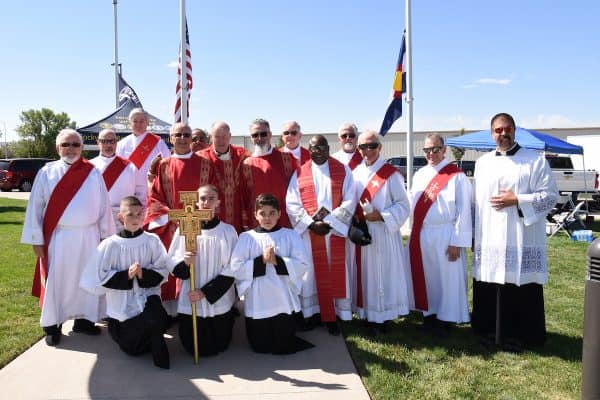AURORAVeterans gathered for the annual In God We Trust Mass and event at the Colorado Freedom Memorial on Saturday, September 21, 2024. (Photo by James Baca)